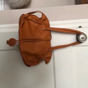 Carlos Falchi orange bag